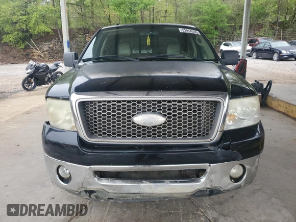 2008 Ford F-150 XLT with VIN 1FTPW12V38FB49393, listed as a Copart auction lot 52054265 with 301,847 mi miles and Salvage Title. Bid and sale history available at carsss.com. Image 5.