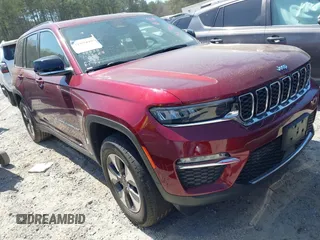 2023 Jeep Grand Cherokee with VIN 1C4RJYB63PC623450, listed as a IAAI auction lot 41894985 with 37,880 mi miles and . Bid and sale history available at DreamBid. Image 1.