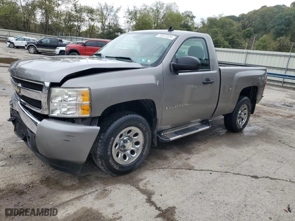 2008 Chevrolet Silverado 1500 Work Truck with VIN 1GCEK14X78Z287082, listed as a Copart auction lot 73227224 with 133,923 mi miles and Salvage Title. Bid and sale history available at carsss.com. Image 1.