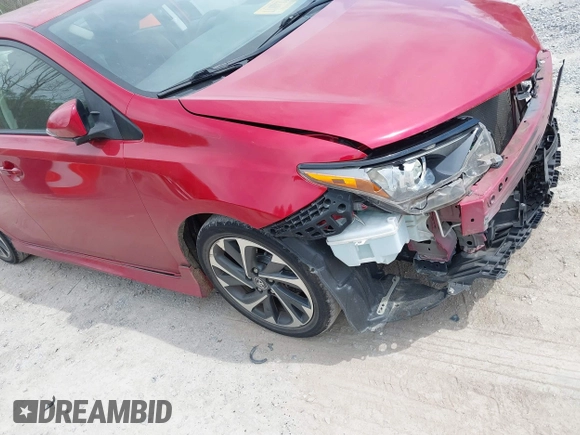 2018 Toyota Corolla iM with VIN JTNKARJE7JJ573943, listed as a IAAI auction lot 42080333 with 99,860 mi miles. Bid and sale history available at carsss.com. Image 20.