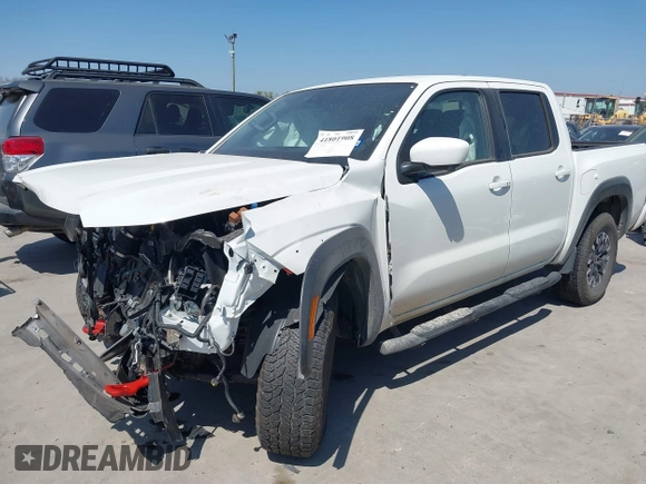 2024 Nissan Frontier PRO-4X with VIN 1N6ED1EKXRN651496, listed as a IAAI auction lot 41801908 with 7,058 mi miles. Bid and sale history available at carsss.com. Image 2.