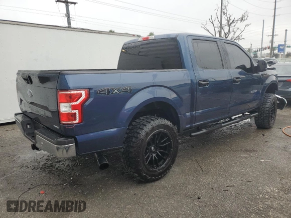 2020 Ford F-150 XL with VIN 1FTEW1E44LFA95783, listed as a Copart auction lot 41790685 with 117,281 mi miles and Salvage Title. Bid and sale history available at carsss.com. Image 3.