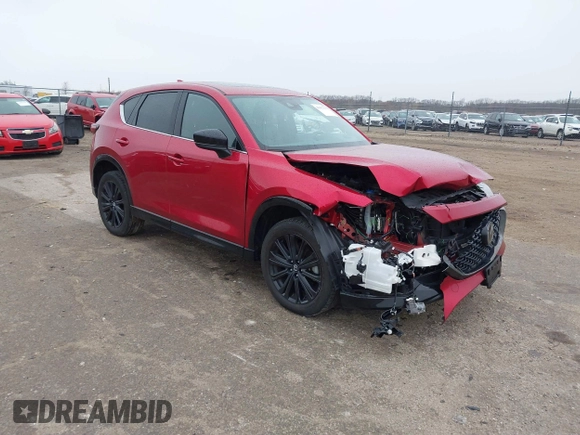 2022 Mazda CX-5 2.5 Turbo with VIN JM3KFBAY3N0622971, listed as a IAAI auction lot 40957512 with 25,084 mi miles and . Bid and sale history available at carsss.com. Image 1.