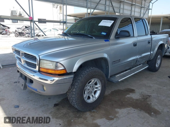 2002 Dodge Dakota SLT with VIN 1B7HG48N62S546119, listed as a IAAI auction lot 41826998 with 157,761 mi miles. Bid and sale history available at carsss.com. Image 17.