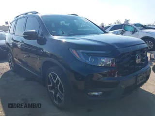 2023 Honda Passport Elite with VIN 5FNYF8H01PB005725, listed as a IAAI auction lot 41457435 with 39,562 mi miles and . Bid and sale history available at DreamBid. Image 1.