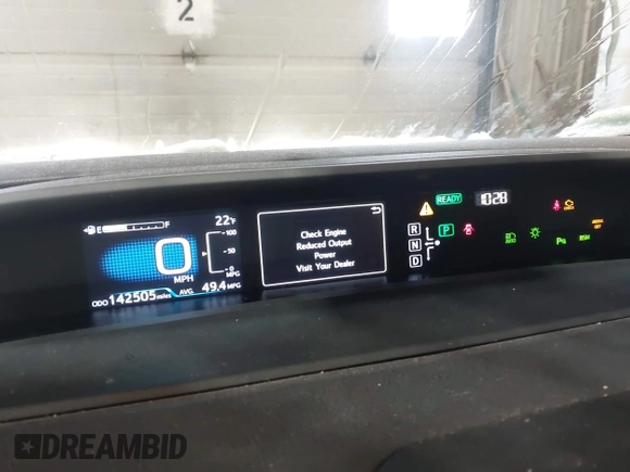 2018 Toyota Prius Two with VIN JTDKBRFU5J3059613, listed as a IAAI auction lot 41581314 with 142,505 mi miles and . Bid and sale history available at carsss.com. Image 7.