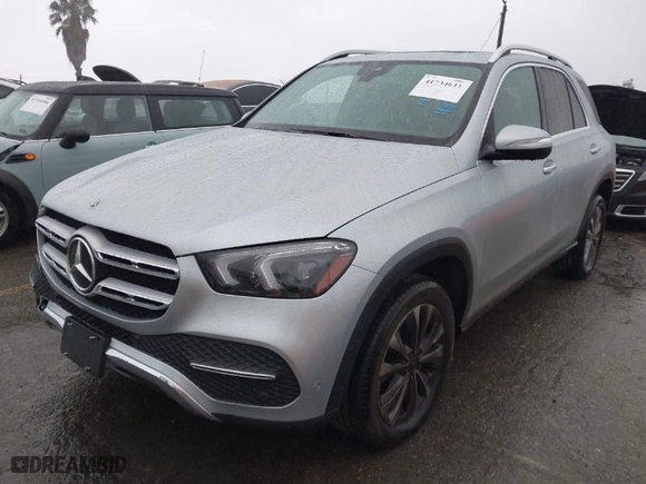 2022 Mercedes-Benz GLE with VIN 4JGFB4JB6NA746591, listed as a IAAI auction lot 41734611 with 19,697 mi miles. Bid and sale history available at carsss.com. Image 2.