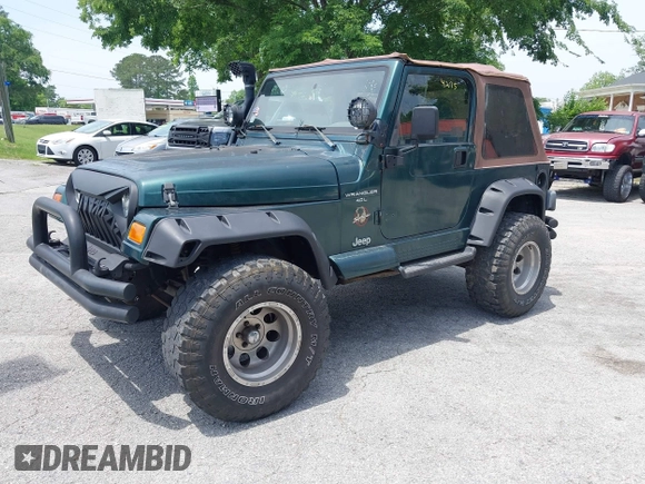2000 Jeep Wrangler Sahara with VIN 1J4FA59S8YP722208, listed as a IAAI auction lot 42294978 with 238,024 mi miles and . Bid and sale history available at DreamBid. Image 2.