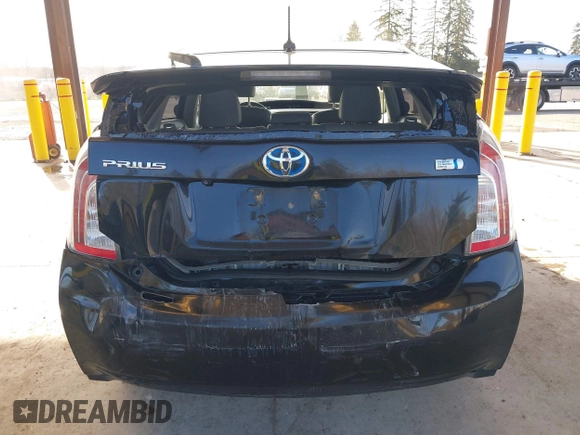2014 Toyota Prius Four with VIN JTDKN3DU7E0359720, listed as a IAAI auction lot 41880691 with 274,987 mi miles. Bid and sale history available at carsss.com. Image 6.