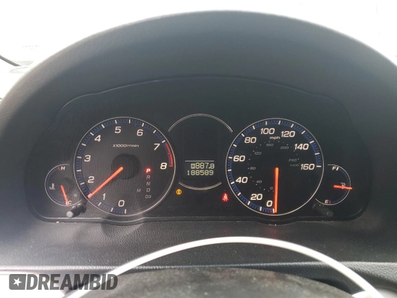 2007 Acura TSX with VIN JH4CL968X7C009091, listed as a Copart auction lot 60789755 with 303,504 mi miles and Salvage title. Bid and sale history available at DreamBid. Image 9.
