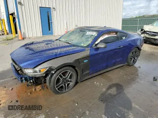 2015 Ford Mustang GT with VIN 1FA6P8CF0F5418662, listed as a Copart auction lot 55444845 with Not Provided miles and Salvage Title. Bid and sale history available at DreamBid. Image 1.