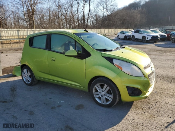 2013 Chevrolet Spark LS with VIN KL8CB6S94DC536078, listed as a Copart auction lot 48231305 with 71,340 mi miles and Salvage Title. Bid and sale history available at carsss.com. Image 4.