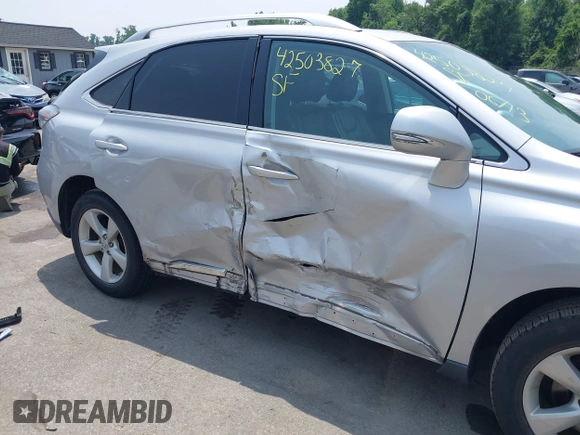 2012 Lexus RX 350 with VIN 2T2BK1BA5CC129386, listed as a IAAI auction lot 42503827 with 123,554 mi miles and . Bid and sale history available at DreamBid. Image 6.