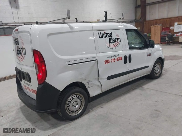 2017 Ram ProMaster City Cargo Van Tradesman with VIN ZFBERFAB2H6G64507, listed as a IAAI auction lot 41833108 with 148,646 mi miles. Bid and sale history available at carsss.com. Image 4.