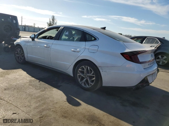 2021 Hyundai Sonata SEL with VIN KMHL14JA6MA153051, listed as a Copart auction lot 49714905 with 59,558 mi miles and Non Repairable. Bid and sale history available at carsss.com. Image 2.