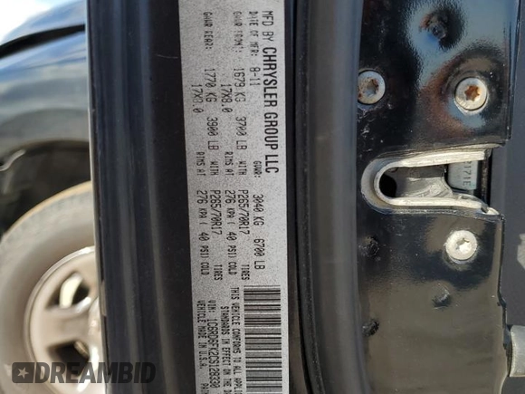 2012 Ram 1500 ST with VIN 1C6RD6FK2CS128330, listed as a Copart auction lot 86471324 with 242,324 mi miles and Salvage title. Bid and sale history available at DreamBid. Image 13.