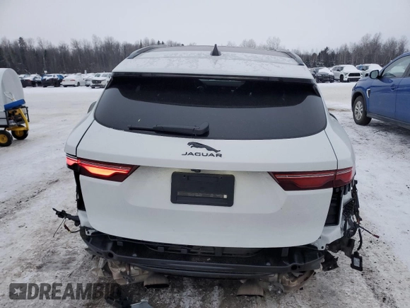 2025 Jaguar F-Pace R-Dynamic S with VIN SADCT2FU4SA748861, listed as a Copart auction lot 87000834 with 9,494 mi miles and Clean Title. Bid and sale history available at DreamBid. Image 6.