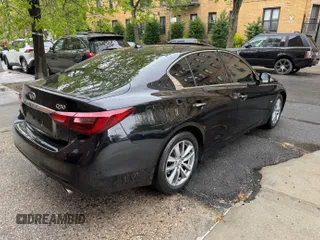 2020 Infiniti Q50 with VIN JN1EV7AR9LM252987, listed as a IAAI auction lot 42172320 with 55,119 mi miles and . Bid and sale history available at DreamBid. Image 4.