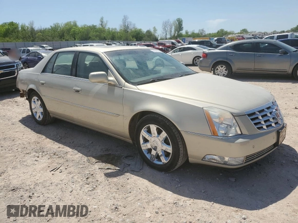 2007 Cadillac DTS Luxury I with VIN 1G6KD57Y47U152746, listed as a Copart auction lot 51317735 with 67,252 mi miles and Salvage Title. Bid and sale history available at DreamBid. Image 4.