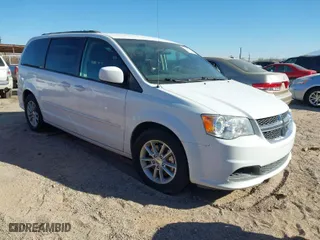 2016 Dodge Grand Caravan SXT with VIN 2C4RDGCG2GR368502, listed as a IAAI auction lot 41368628 with 1 mi miles. Bid and sale history available at carsss.com. Image 1.