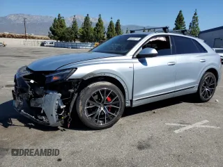 2023 Audi Q8 Premium Plus z VIN WA1EVBF13PD017942, wystawiony jako Copart lot #68530074 z przebiegiem 20 498 mil mil oraz Szkoda całkowita • Salvage title. Historia ofert i sprzedaży dostępna na DreamBid. Obrazek 1.