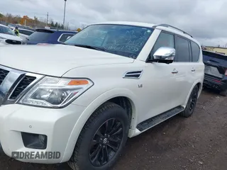 2019 Nissan Armada Platinum with VIN JN8AY2NE8K9757454, listed as a IAAI auction lot 37941190 with 43,549 mi miles. Bid and sale history available at carsss.com. Image 17.