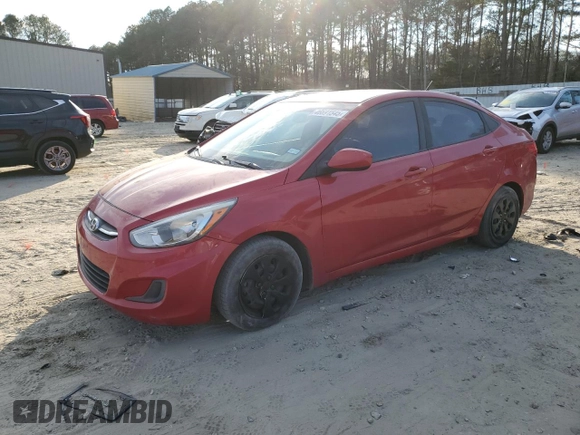 2017 Hyundai Accent SE with VIN KMHCT4AE3HU346596, listed as a Copart auction lot 46691545 with 100,842 mi miles and Clean Title. Bid and sale history available at carsss.com. Image 1.