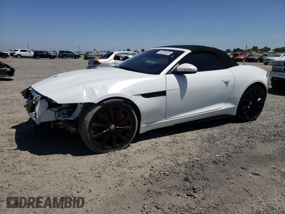 2021 Jaguar F-Type with VIN SAJD55FE7MCK75289, listed as a Copart auction lot 56250635 with 8,533 mi miles and Salvage Title. Bid and sale history available at DreamBid. Image 1.