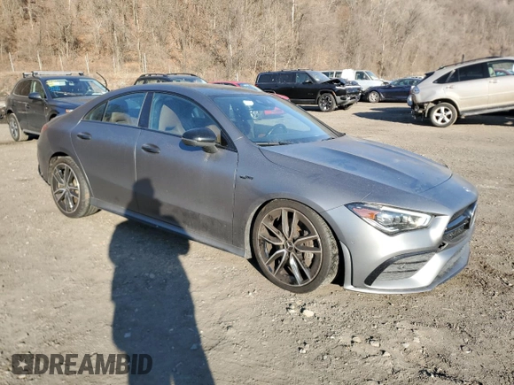 2022 Mercedes-Benz CLA 35 AMG with VIN W1K5J5BB9NN288762, listed as a Copart auction lot 42635445 with 25,782 mi miles and Salvage Title. Bid and sale history available at DreamBid. Image 4.