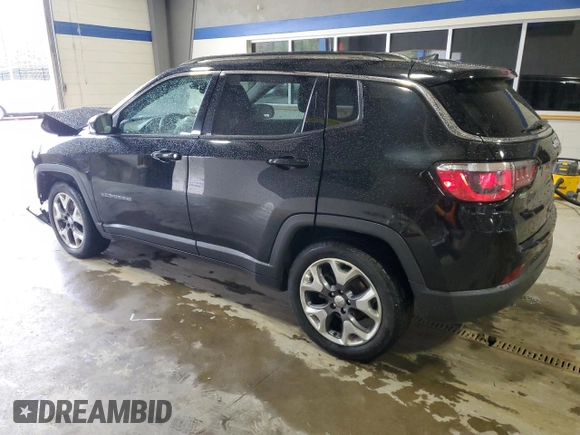 2020 Jeep Compass Limited with VIN 3C4NJCCB3LT152704, listed as a Copart auction lot 51909595 with 152,588 mi miles and Salvage title. Bid and sale history available at DreamBid. Image 2.