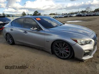 2017 Infiniti Q50 Red Sport 400 z VIN JN1FV7AP7HM850957, wystawiony jako Copart lot #46323425 z przebiegiem 98 204 mil mil oraz Szkoda całkowita • Salvage title. Historia ofert i sprzedaży dostępna na DreamBid. Obrazek 4.