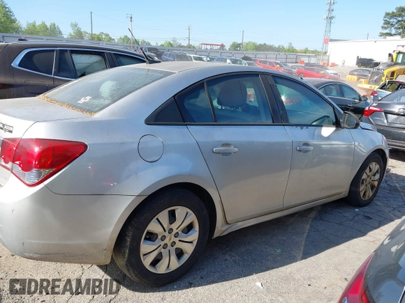 2014 Chevrolet Cruze LS with VIN 1G1PA5SH1E7377102, listed as a IAAI auction lot 41947131 with 169,131 mi miles. Bid and sale history available at carsss.com. Image 13.