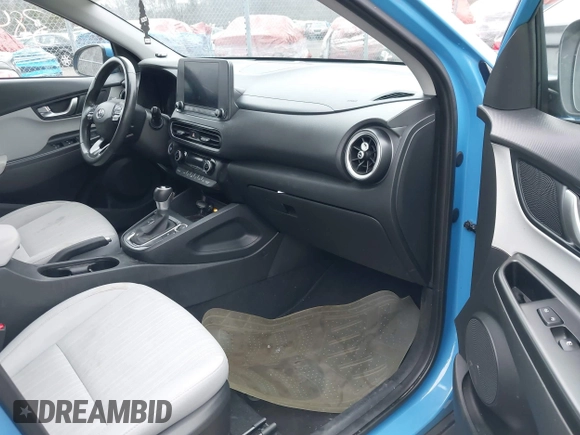 2022 Hyundai Kona SEL with VIN KM8K3CAB1NU762587, listed as a IAAI auction lot 38428363 with 60,115 mi miles and . Bid and sale history available at DreamBid. Image 5.