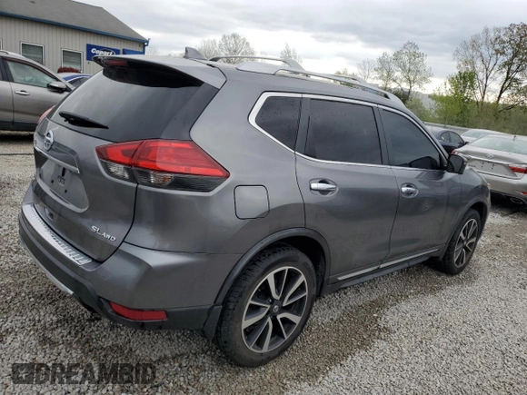 2017 Nissan Rogue S with VIN JN8AT2MV1HW017111, listed as a Copart auction lot 52880605 with 100,735 mi miles and Salvage Title. Bid and sale history available at carsss.com. Image 3.