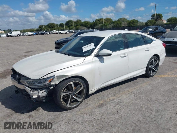 2018 Honda Accord Sedan Sport 1.5T with VIN 1HGCV1F34JA244172, listed as a IAAI auction lot 41589367 with 81,605 mi miles. Bid and sale history available at carsss.com. Image 18.