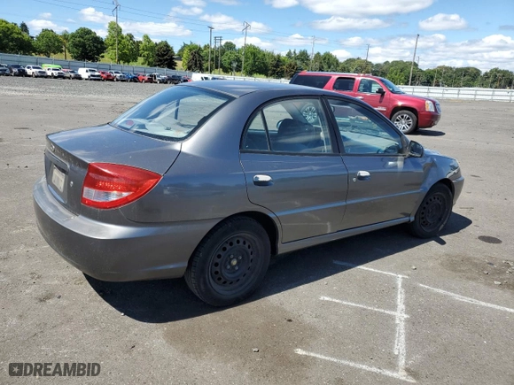 2004 Kia Rio with VIN KNADC125946330310, listed as a Copart auction lot 69411894 with 198,704 mi miles and Salvage Title. Bid and sale history available at carsss.com. Image 3.