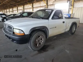 2002 Dodge Dakota with VIN 1B7FL16X02S714861, listed as a Copart auction lot 74093644 with 164,199 mi miles and Salvage Title. Bid and sale history available at carsss.com. Image 1.