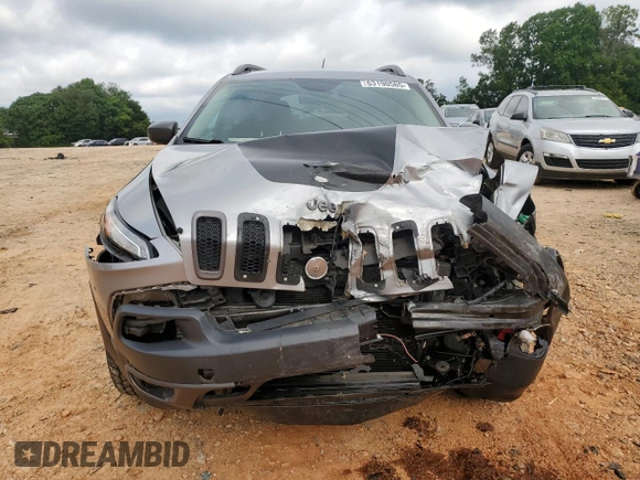 2016 Jeep Cherokee Trailhawk with VIN 1C4PJMBS4GW236966, listed as a Copart auction lot 63190565 with 101,017 mi miles and Salvage title. Bid and sale history available at DreamBid. Image 5.