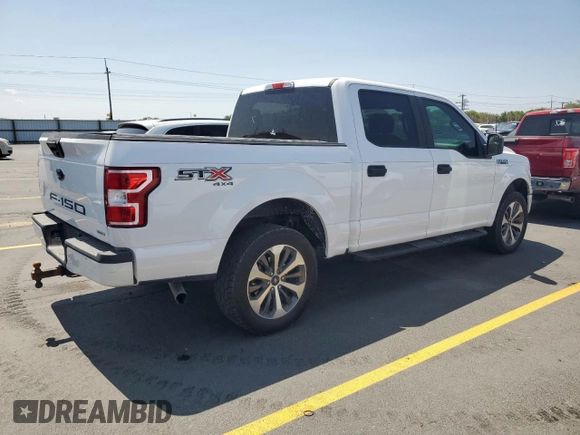 2019 Ford F-150 XL with VIN 1FTEW1E40KKD45039, listed as a Copart auction lot 62417335 with 105,479 mi miles and Clean title. Bid and sale history available at DreamBid. Image 3.