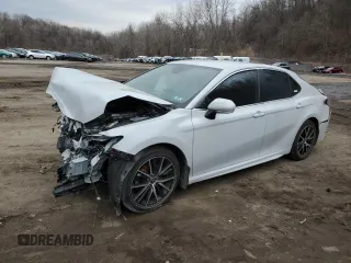 2023 Toyota Camry SE with VIN 4T1G11AK7PU135153, listed as a Copart auction lot 47253645 with 31,246 mi miles and Salvage Title. Bid and sale history available at DreamBid. Image 1.