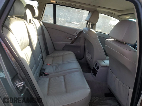 2006 BMW 5 Series 530xi with VIN WBANN73556B799064, listed as a Copart auction lot 87372444 with 230,613 mi miles and Salvage Title. Bid and sale history available at carsss.com. Image 11.
