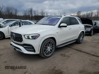 2022 Mercedes-Benz GLE 53 AMG with VIN 4JGFB6BB3NA652680, listed as a Copart auction lot 87254584 with 25,231 mi miles and Salvage title. Bid and sale history available at DreamBid. Image 1.