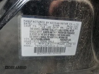 2020 Nissan Kicks SV with VIN 3N1CP5CV0LL529455, listed as a Copart auction lot 47615065 with 88,605 mi miles and Salvage Title. Bid and sale history available at DreamBid. Image 13.
