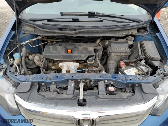 2012 Honda Civic Sdn EX-L with VIN 19XFB2F96CE365347, listed as a Copart auction lot 52829365 with 150,824 mi miles and Salvage Title. Bid and sale history available at carsss.com. Image 11.