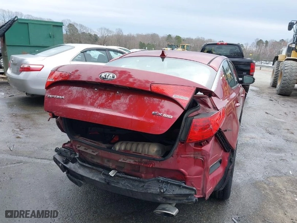 2013 Kia Optima EX with VIN 5XXGN4A76DG237177, listed as a IAAI auction lot 41744981 with 128,605 mi miles. Bid and sale history available at carsss.com. Image 17.
