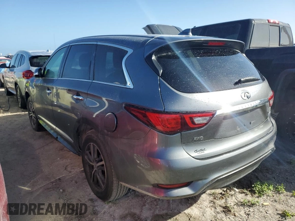 2019 Infiniti QX60 Luxe z VIN 5N1DL0MM2KC519862, wystawiony jako Copart lot #75519754 z przebiegiem Nie podano mil oraz Nie do naprawy • Non repairable. Historia ofert i sprzedaży dostępna na DreamBid. Obrazek 2.