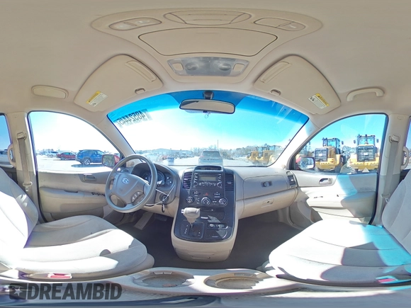 2008 Kia Sedona LX with VIN KNDMB233986211364, listed as a Copart auction lot 48524445 with 148,762 mi miles and Non Repairable. Bid and sale history available at carsss.com. Image 14.