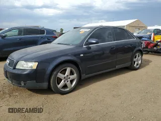 2003 Audi A4 3.0L with VIN WAULT68EX3A130208, listed as a Copart auction lot 63248185 with 219,454 mi miles and Salvage title. Bid and sale history available at DreamBid. Image 1.