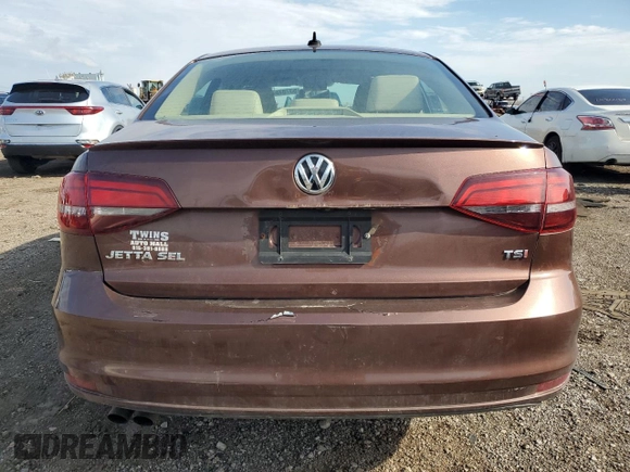 2016 Volkswagen Jetta SEL with VIN 3VWL17AJ7GM355374, listed as a Copart auction lot 53787675 with 182,432 mi miles and Salvage title. Bid and sale history available at DreamBid. Image 6.