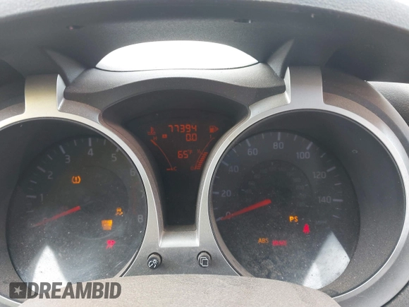 2011 Nissan Juke SL with VIN JN8AF5MV4BT015676, listed as a IAAI auction lot 41716405 with 77,394 mi miles. Bid and sale history available at carsss.com. Image 7.